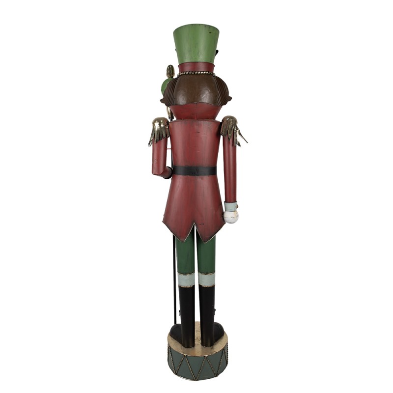 Clayre & Eef Figurine Nutcracker 202 cm Red Metal