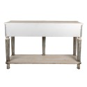 Clayre & Eef Beistelltisch 141x36x92 cm Grau Holz