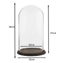 Clayre & Eef Cloche Ø 23x39 cm Verre Rond