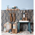 Clayre & Eef Stolp  26x15x33 cm Hout Glas Ovaal