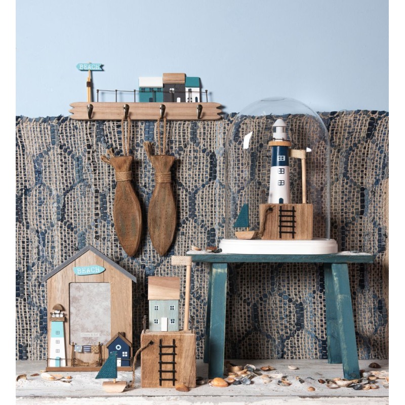 Clayre & Eef Cloche 26x15x33 cm Bois Ovale