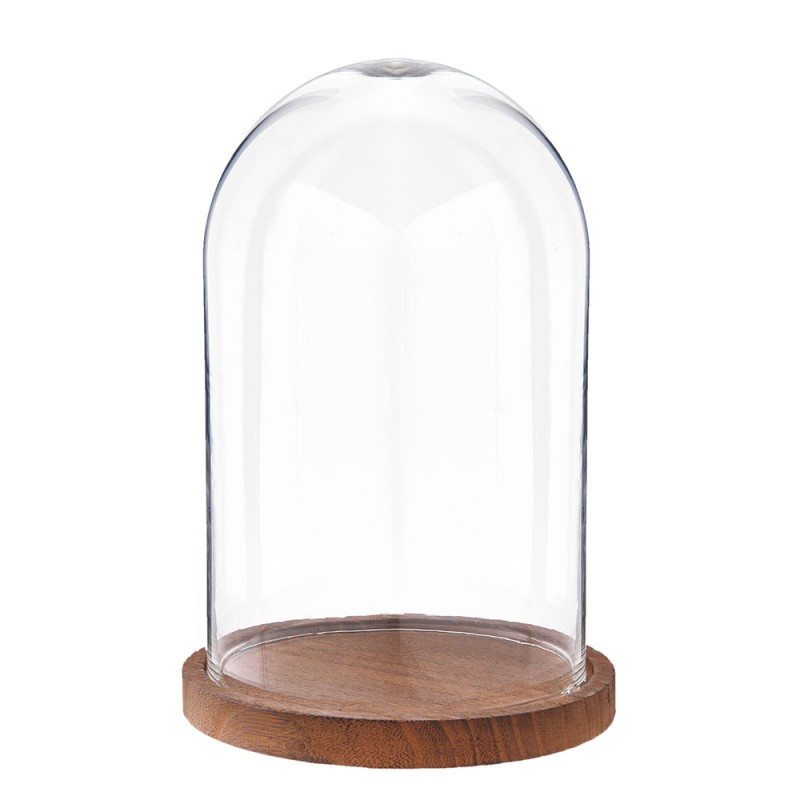 Clayre & Eef Cloche Ø 17x25 cm Transparent Glass