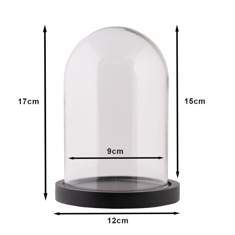 Clayre & Eef Campana Ø 12x17 cm Vetro Rotondo