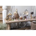 Clayre & Eef Cloche Rabbit Ø 14x16 cm Glass