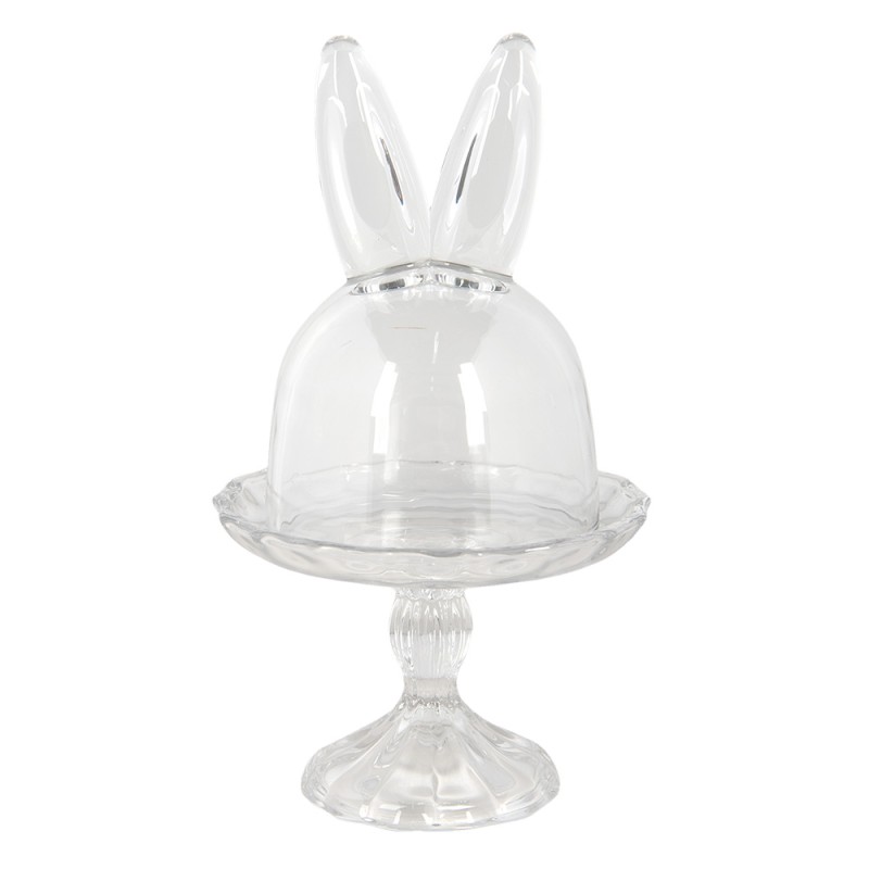 Clayre & Eef Cloche Ø 14x23 cm Glass Rabbit