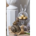 Clayre & Eef Cloche Ø 14x23 cm Glass Rabbit