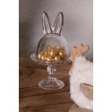 Clayre & Eef Cloche Ø 14x23 cm Glass Rabbit