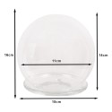 Clayre & Eef Cloche Ø 15x16 cm Transparent Glass Round