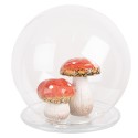 Clayre & Eef Cloche Ø 15x16 cm Transparent Glass Round