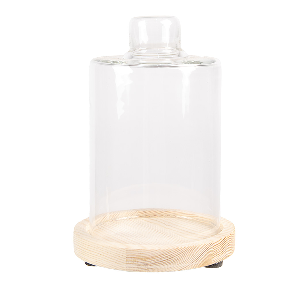 Clayre&Eef StolpØ 11x17 cm Bruin Hout afbeelding