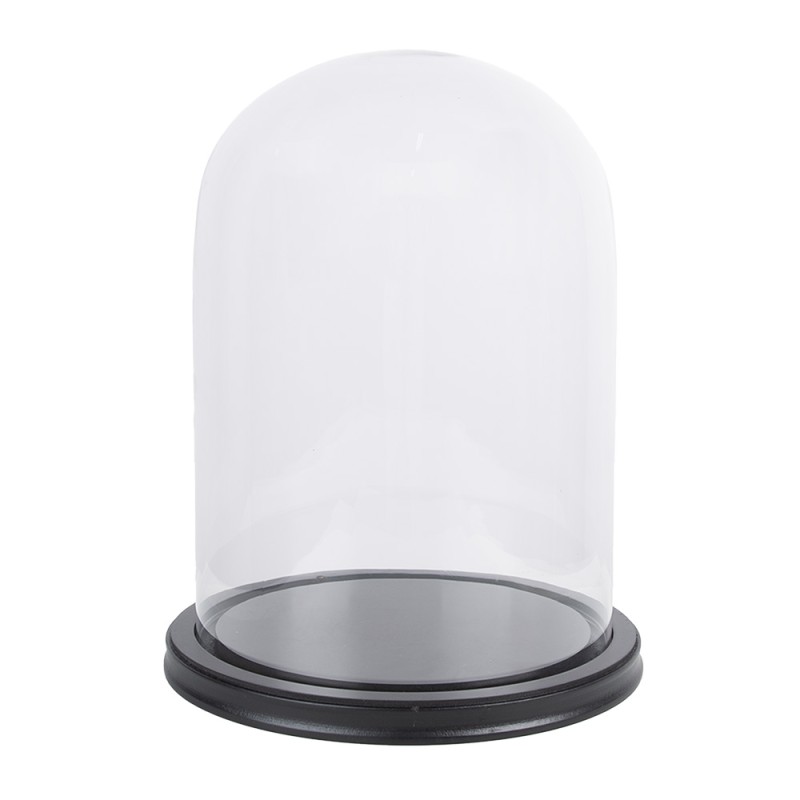 Clayre & Eef Glocke Ø 23x29 cm Transparant Glas