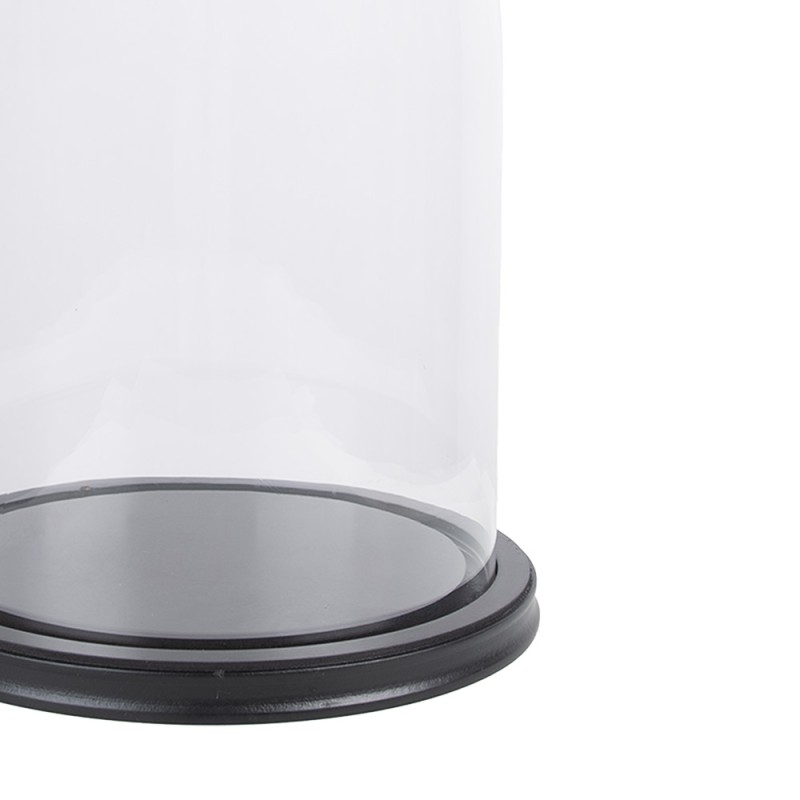 Clayre & Eef Glocke Ø 23x29 cm Transparant Glas