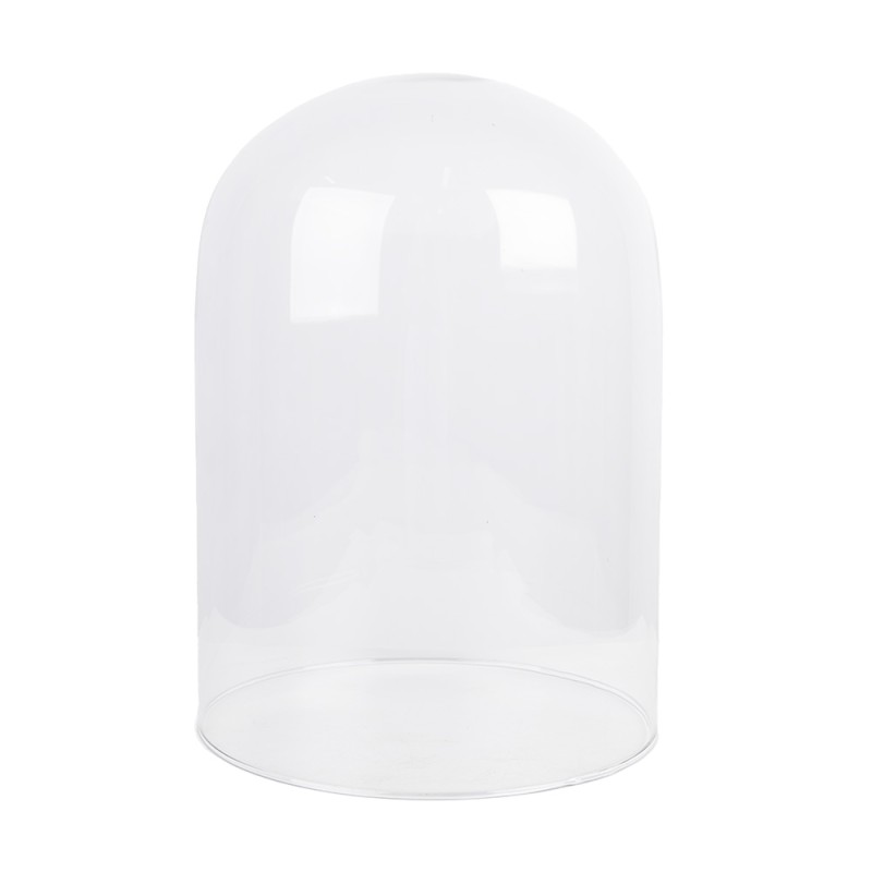 Clayre & Eef Glocke Ø 23x29 cm Transparant Glas