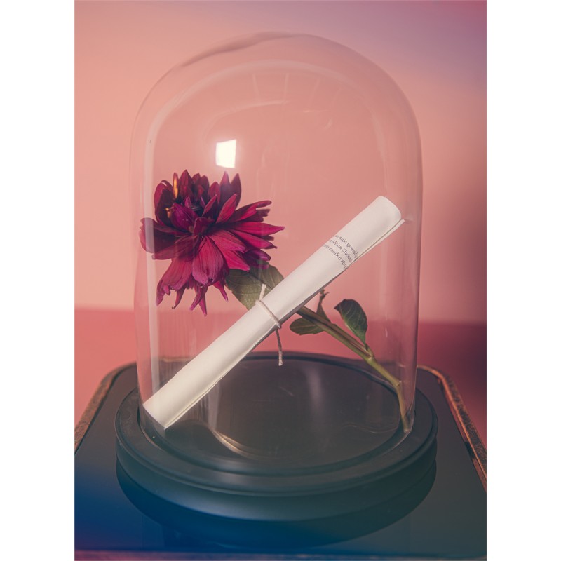 Clayre & Eef Glocke Ø 23x29 cm Transparant Glas