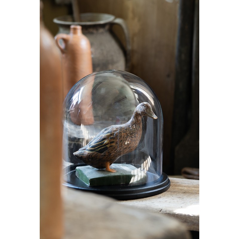 Clayre & Eef Glocke Ø 23x29 cm Transparant Glas