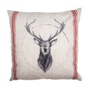 Clayre & Eef Kussenhoes 45x45 cm Beige Polyester Hert