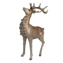 Clayre & Eef Image de décoration Cerf 42 cm Marron Plastique