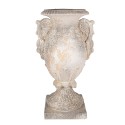 Clayre & Eef Blumentopf 34x26x60 cm Beige Grau Keramikmaterial