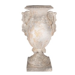 Clayre & Eef Planter 34x26x60 cm Beige Grey Ceramic material