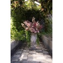 Clayre & Eef Blumentopf 34x26x60 cm Beige Grau Keramikmaterial