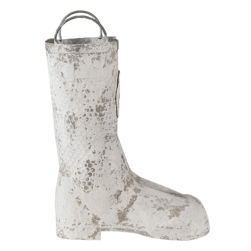 Clayre & Eef Porte-plante Botte 18x24x31/35 cm Gris Métal