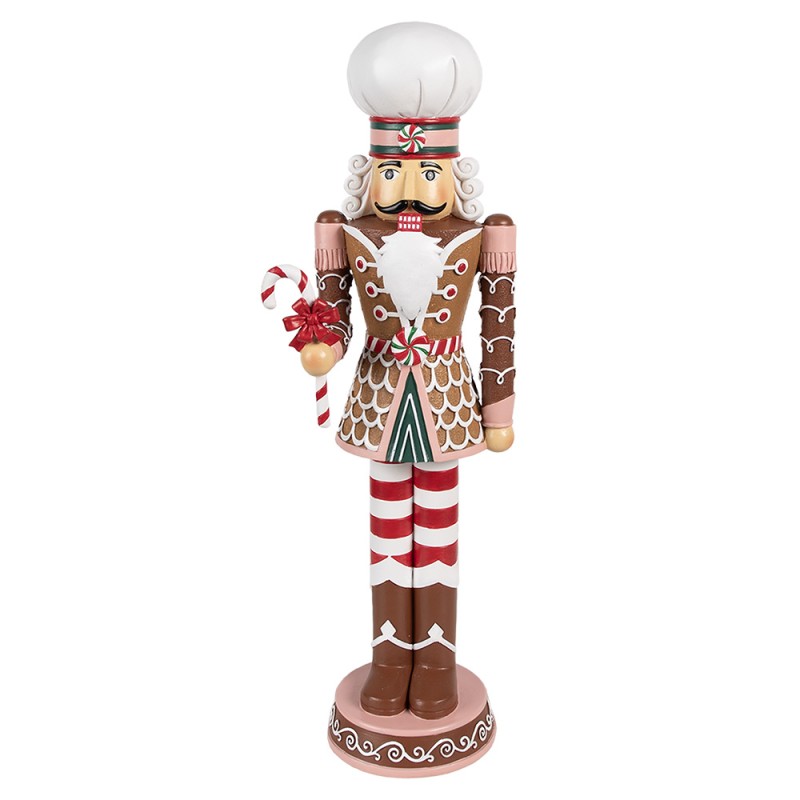 Clayre & Eef Image de décoration Casse-noisette 15x12x46 cm Marron Plastique