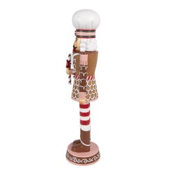 Clayre & Eef Image de décoration Casse-noisette 15x12x46 cm Marron Plastique
