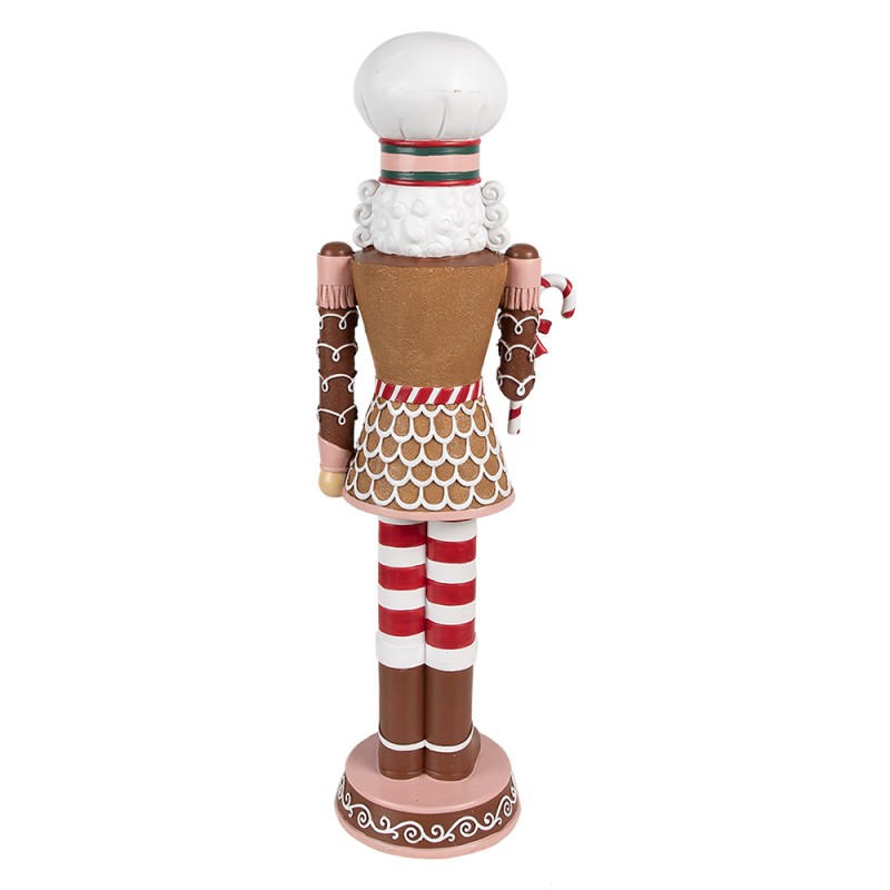 Clayre & Eef Image de décoration Casse-noisette 15x12x46 cm Marron Plastique