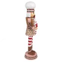 Clayre & Eef Image de décoration Casse-noisette 15x12x46 cm Marron Plastique