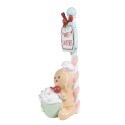 Clayre & Eef Weihnachtsdekorationsfigur Pfefferkuchenmann 25 cm Beige Kunststoff