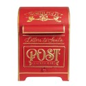 Clayre & Eef Boite aux lettres 24x20x36 cm Rouge Métal