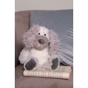 Clayre & Eef Peluche Cane 32 cm Grigio Peluche