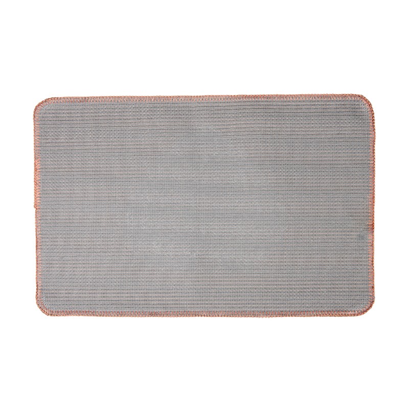 Clayre & Eef Bath Mat 58x38x1 cm Pink Polyester Rectangle Heart