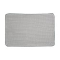 Clayre & Eef Tapis de bain 78x48x1 cm Bleu Polyester Rectangle Coeur