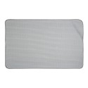 Clayre & Eef Bath Mat 78x48x1 cm Grey Polyester Rectangle Heart