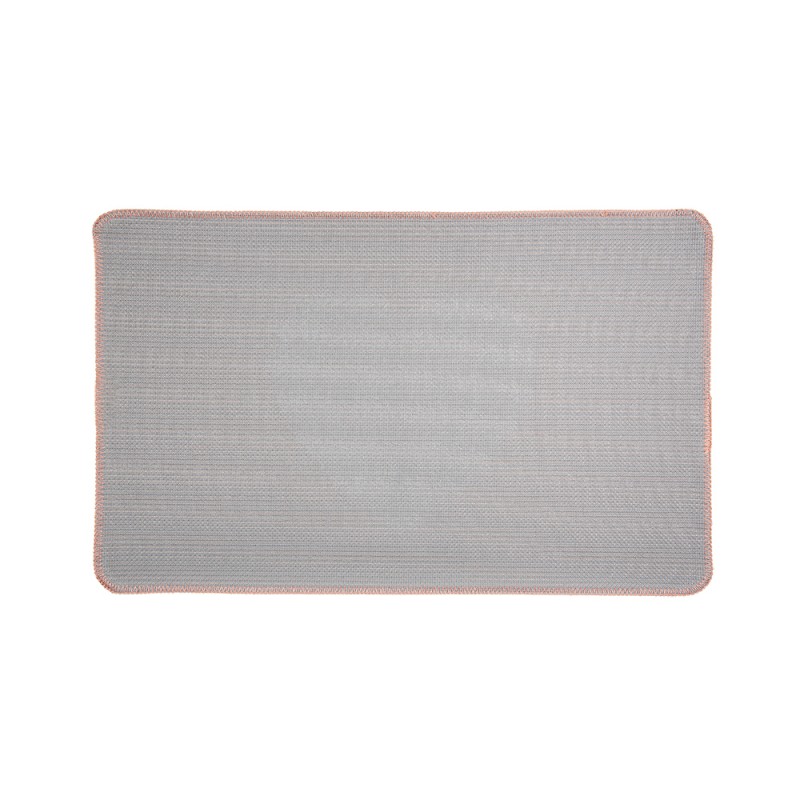 Clayre & Eef Badmat 78x48x1 cm Roze Polyester Rechthoek Hart