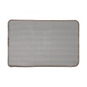 Clayre & Eef Badematte 58x38x2 cm Braun Polyester Rechteck Stern