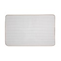 Clayre & Eef Tappetino da bagno 78x48x1 cm Marrone Poliestere Rettangolo Stella