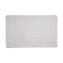 Clayre & Eef Bath Mat 78x48x1 cm Pink Polyester Rectangle Star