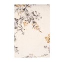 Clayre & Eef Bedsprei 230x250 cm Wit Grijs Polyester Bloemen