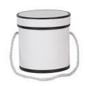 Clayre & Eef Gift box Ø 12x12 cm White Cardboard Round