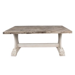 Clayre & Eef Eettafel 190x100x81 cm Bruin Hout Rechthoek