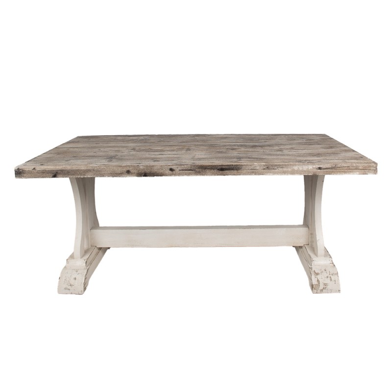 Clayre & Eef Eettafel 190x100x81 cm Bruin Hout Rechthoek