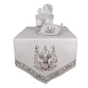 Clayre & Eef Pot Holder 20x20 cm Beige Cotton Deer