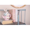 Clayre & Eef Boîte de rangement Livres 17x14x5 cm Rose Carton Rectangle