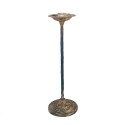 Clayre & Eef Kerzenständer Ø 11x35 cm Beige Metall