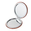 Clayre & Eef Handheld Mirror Ø 7 cm Orange Plastic Glass Round Cat