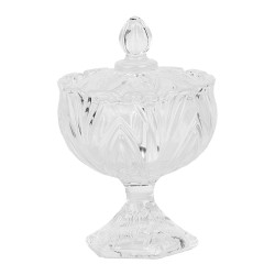 Clayre & Eef Vorratsglas Ø 10x15 cm Transparant Glas