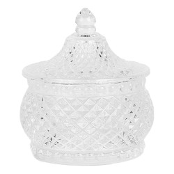 Clayre & Eef Vorratsglas Ø 10x11 cm Transparant Glas