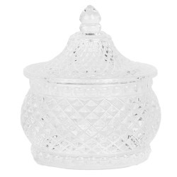 Clayre & Eef Vorratsglas Ø 10x11 cm Transparant Glas